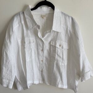 Acacia Cream Textured Shirt